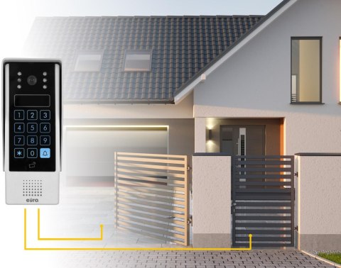 WIDEODOMOFON EURA VDP-90A3 DELTA + biały monitor TUYA EURA