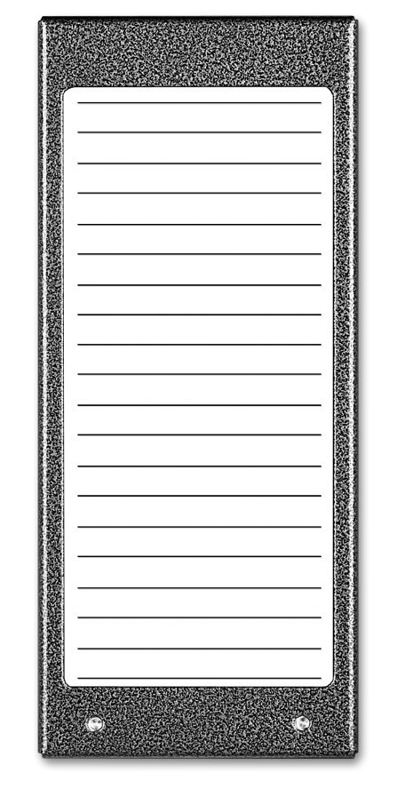 ACO CDN-17N ST (W) Podświetlany panel listy lokatorów (ok. 17 wpisów) ACO