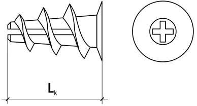 KOŁEK NYLONOWY W-DRN-23 DRIVA 50szt. WOREK WKRĘT-MET