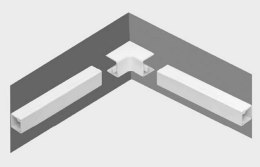 Osprzęt do listew elektroinstalacyjnych, narożnik wewnętrzny BIAŁY NW 35x18 (1szt.) STASIŃSKI SP. Z O.O.