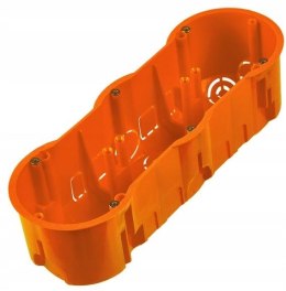 Puszka końcowa 60 potrójna z wkrętami, głęboka PAWBOL A.0043WPG PAWBOL