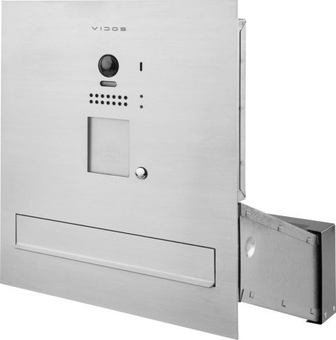 Skrzynka na listy Vidos DUO S1201A-SKM z wbudowanym wideodomofonem VIDOS