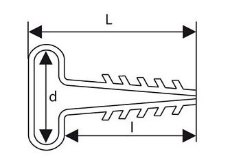 UCHWYT WBIJANY DO PRZEWODÓW PŁASKICH UWP-4 (100szt.) TRYTYT