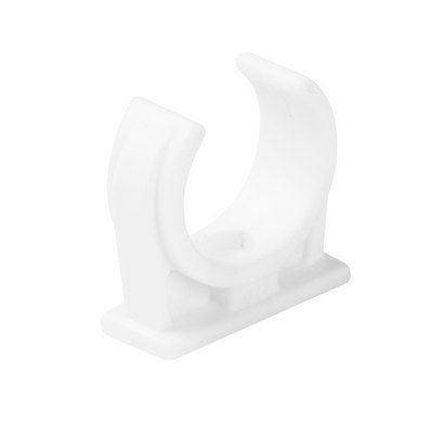 Uchwyt do rur elektroinstalacyjnych półotwarty BIAŁY U-22 (1szt.) STASIŃSKI SP. Z O.O.