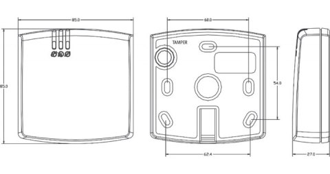Czytnik zbliżeniowy ROGER PRT66EM ROGER