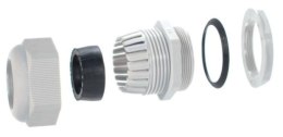 Dławnica kablowa z gwintem PG-13,5 jasnoszary (1szt.) TRYTYT
