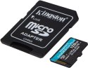 Karta pamięci microSD 128GB Kingston CanvasGo! Plus 200MB/s A2 U3 V30 + adapter KINGSTON