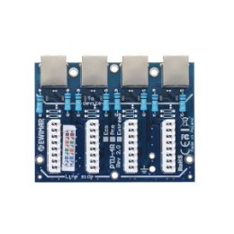 Moduł zabezpieczenia przeciwprzepięciowego LAN Ewimar serii EXT, PTU-54-EXT/PoE EWIMAR