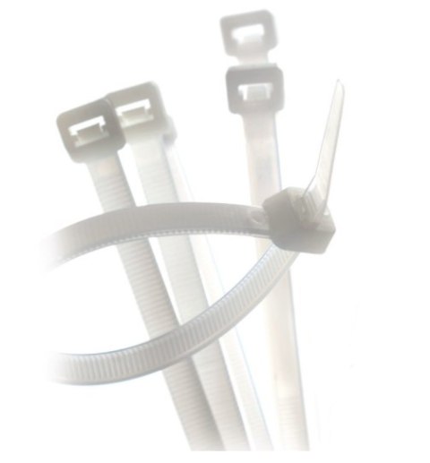 Opaska zaciskowa BIAŁA 200x3,6 GT-200IC (100szt.) TRYTYT