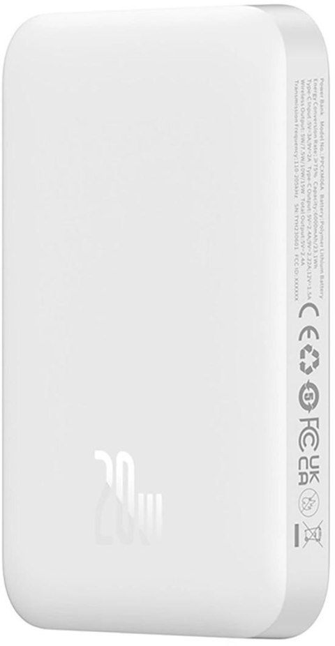 Powerbank Baseus Magnetic Mini Air PPCXM06A 6000mAh MagSafe 15W PD QC 20W USB-C + kabel BASEUS