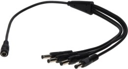 ROZGAŁĘŹNIK NA 4 WTYKI 2,1/5,5 Z GNIAZDEM DELTA