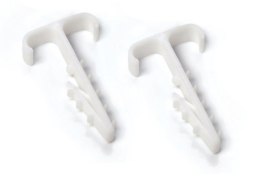 UCHWYT DO PRZEWODÓW PŁASKICH, PODWÓJNY UWT-1 (100szt.) TRYTYT