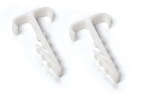 UCHWYT DO PRZEWODÓW PŁASKICH, PODWÓJNY UWT-1 (100szt.) TRYTYT