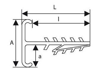 UCHWYT DO PRZEWODÓW PŁASKICH, PODWÓJNY UWT-2 (100szt.) TRYTYT