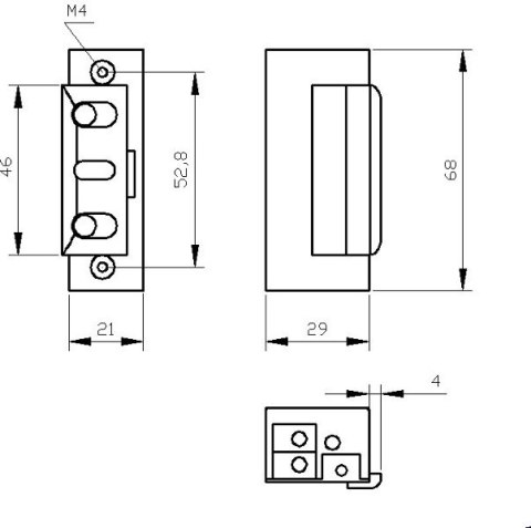 ZACZEP ELEKTRA R4 Z PAM. WEW. i BLOK. SYMETR. 12V ELEKTRA-PLUS