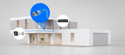 Zestaw monitoringu Hilook 4 kamery IP IPCAM-B8-30DL z dyskiem 1TB HILOOK