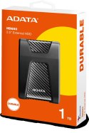 Adata DashDrive Durable HD650 1TB 2.5'' USB3.0 Czarny ADATA