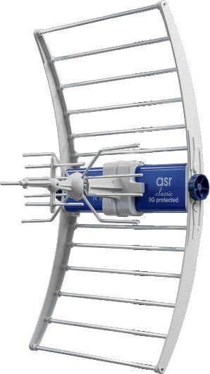 Antena szerokopasmowa DVB-T/T2 ASR Classic 2025 z ZZA-7 5G Protected Telmor TELMOR