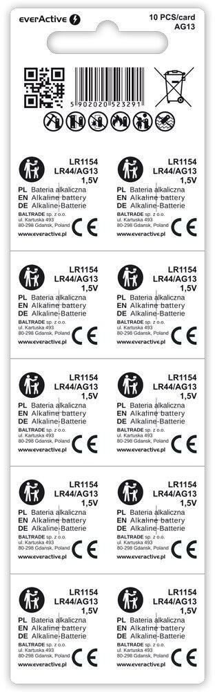 Bateria AG13 / G13 / LR44 / LR1154 everActive 1,5V (blister 10 szt.) EVERACTIVE