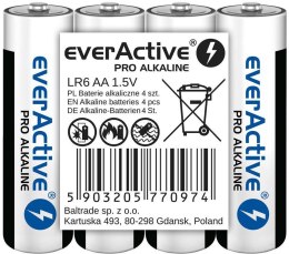 Bateria LR6 (AA) everActive Pro Alcaline (folia 4 szt.) EVERACTIVE