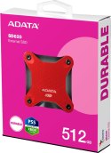 Dysk Zewnętrzny SSD Adata SD620 512GB czerwony ADATA