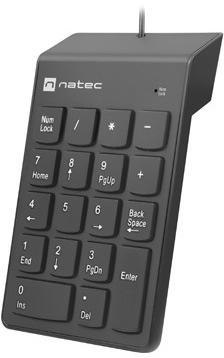 Klawiatura numeryczna Natec Goby 2 USB czarna NATEC