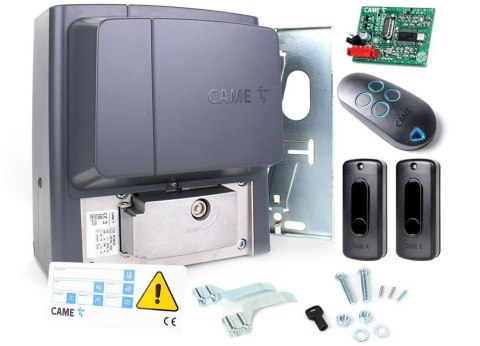 Zestaw CAME BX PLUS TOP do 400kg bram przesuwnych CAME