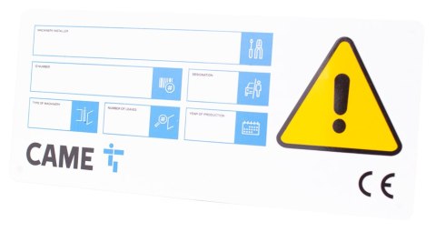 Zestaw CAME BX STRONG TOP do 800kg bram przesuwnych CAME