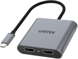 Adapter Unitek USB-C na 2x HDMI 4K MST UNITEK