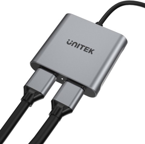 Adapter Unitek USB-C na 2x HDMI 4K MST UNITEK