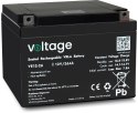 Akumulator AGM Voltage 12V 26Ah VE12-26 (Żywotność 6-9 lat) VOLTAGE