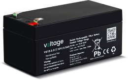 Akumulator AGM Voltage 12V 3,5Ah VE12-3.5 (Żywotność 6-9 lat) VOLTAGE