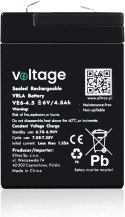 Akumulator AGM Voltage 6V 4,5Ah VE6-4.5 (Żywotność 6-9 lat) VOLTAGE