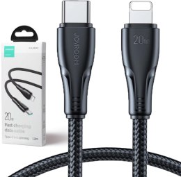 Kabel USB-C / Lightning Joyroom S-CL020A11 120cm 20W w oplocie czarny JOYROOM
