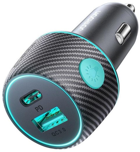 Ładowarka samochodowa Joyroom JR-CCN01 60W 3.0A PD 3.0 QC 3.0 1x USB-A 1x USB-C JOYROOM