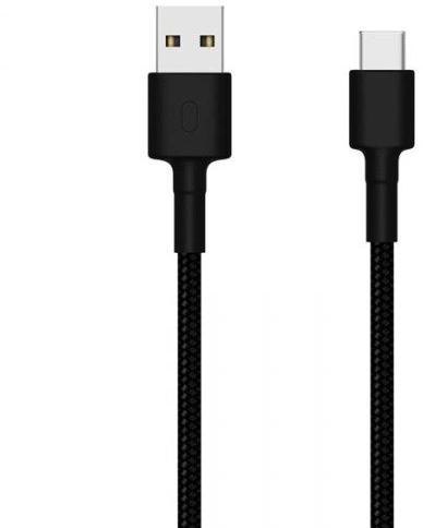 Kabel USB Xiaomi Mi Type-C Braided Cable Kabel z Szybkim Ładowaniem 27W 100cm Czarny XIAOMI