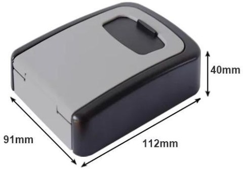 Kasetka na klucze z zamkiem szyfrowym RED EAGLE