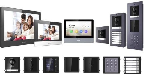 Panel bramowy modułowy Hikvision kamera + szyfrator HIKVISION