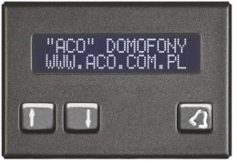 ACO CDN-230E ST Elektroniczny spis lokatorów stal ACO