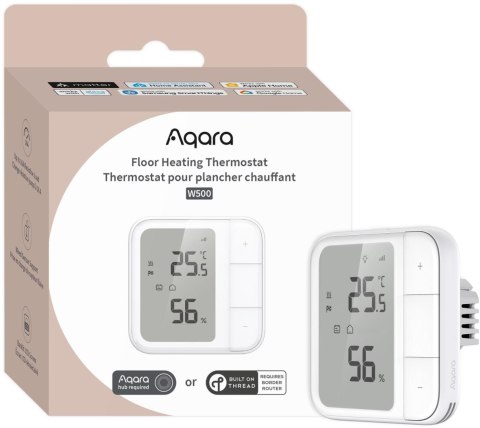 Aqara Floor Heating Thermostat W500 Termostat do ogrzewania podłogowego UT-A01D AQARA