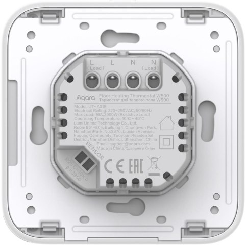 Aqara Floor Heating Thermostat W500 Termostat do ogrzewania podłogowego UT-A01D AQARA