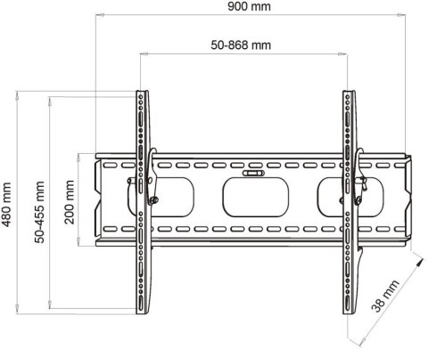 Uchwyt TV ścienny LED/LCD ART 42-100" ART