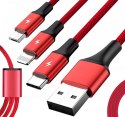 Unitek 3-in-1 USB Kabel ładujący C4049RD UNITEK