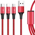 Unitek 3-in-1 USB Kabel ładujący C4049RD UNITEK