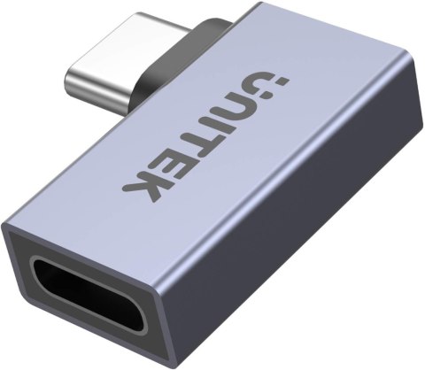 Unitek Adapter USB-C na USB-C kątowy płaski 40Gbps UNITEK