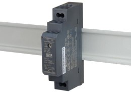 ZASILACZ IMPULSOWY NA SZYNĘ DIN MEAN WELL HDR-15-12 12V/15W/1.25A MEAN WELL