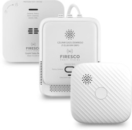 Zestaw czujników WIFI FIRESCO czujnik czadu+czujnik dymu+czujnik gazu FIRESCO