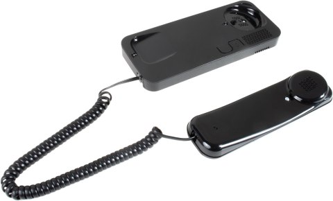 DOMOFON CYFRAL COSMO 1-LOKATORSKI KASETA CZARNA/UNIFON CZARNY CYFRAL