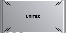 Przełącznik KVM Unitek USB-C 10Gbps z HDMI i transferem plików między systemami UNITEK