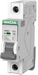 Wyłącznik nadprądowy GACIA N8BH 10KA C 1P 16A GACIA